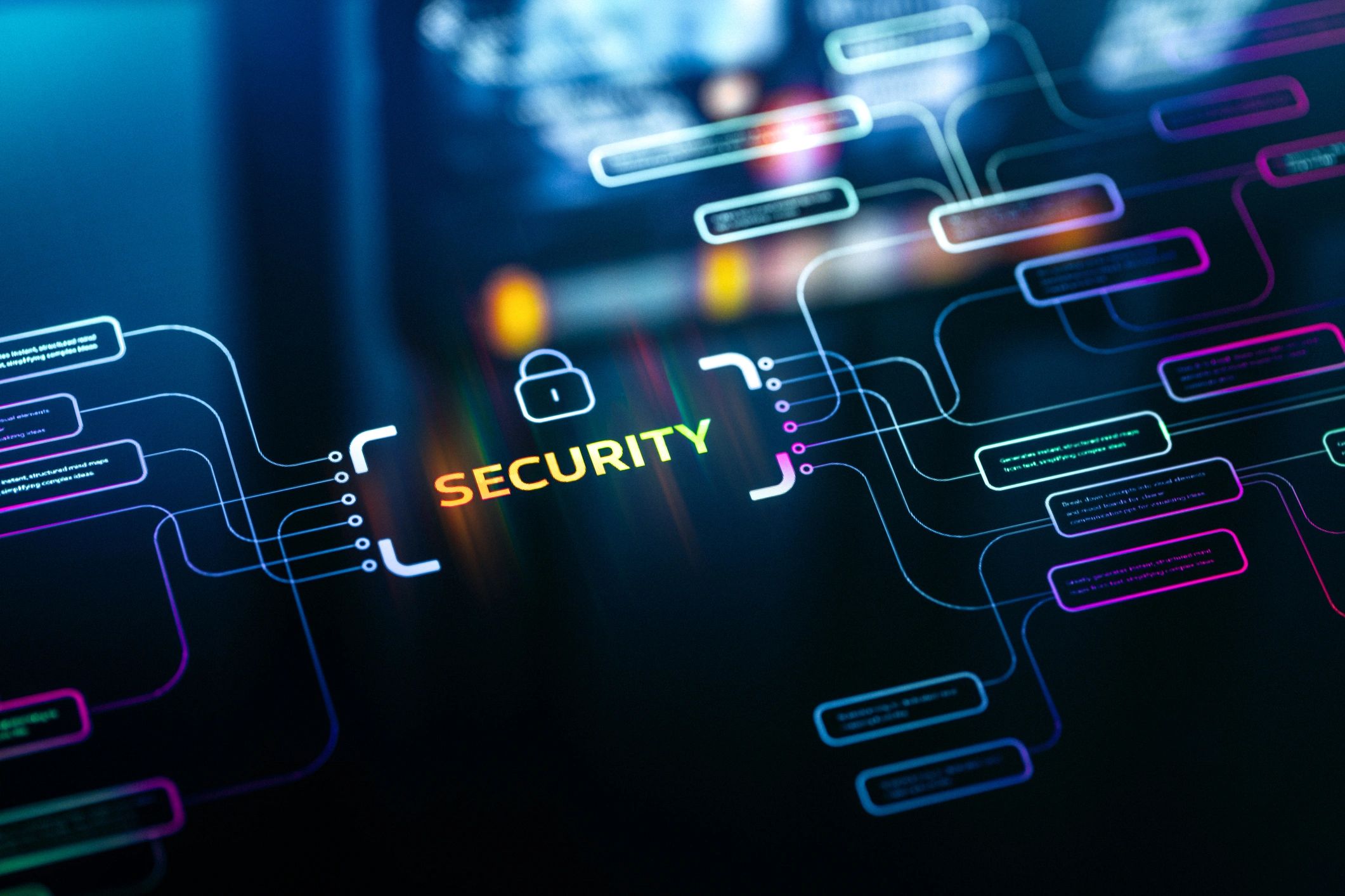 Cybersecurity dashboard representing risk visibility