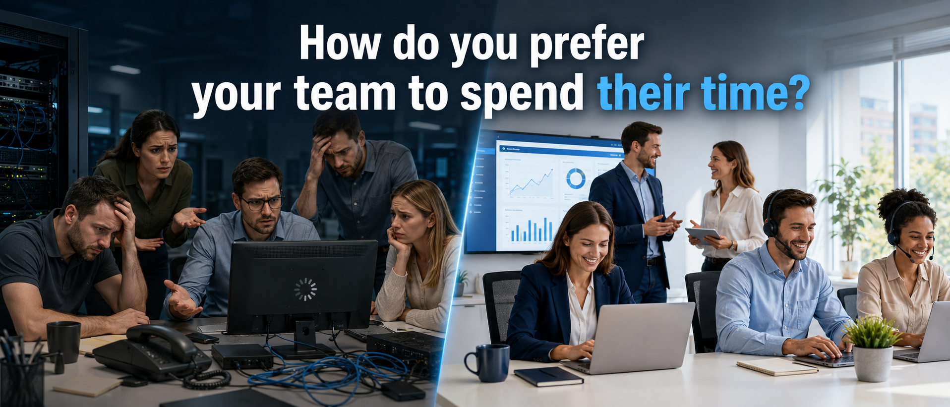 Managed Services allows Teams to focus on production.